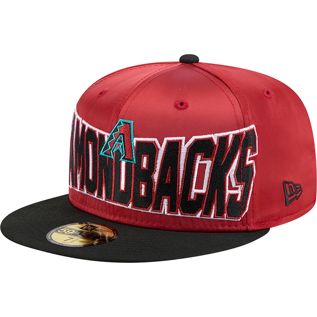 MLB Arizona Diamondbacks New Era Satin 59FIFTY Fitted Hat - Red