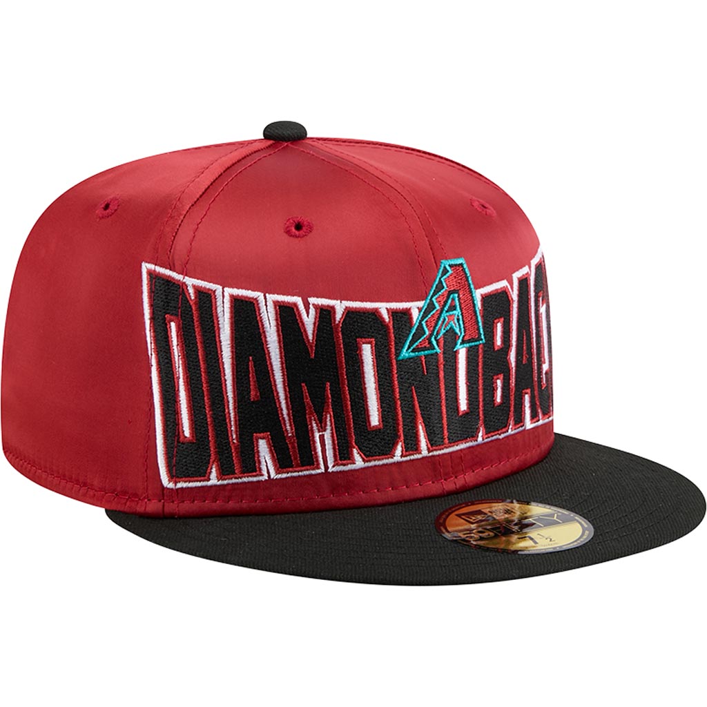 MLB Arizona Diamondbacks New Era Satin 59FIFTY Fitted Hat - Red