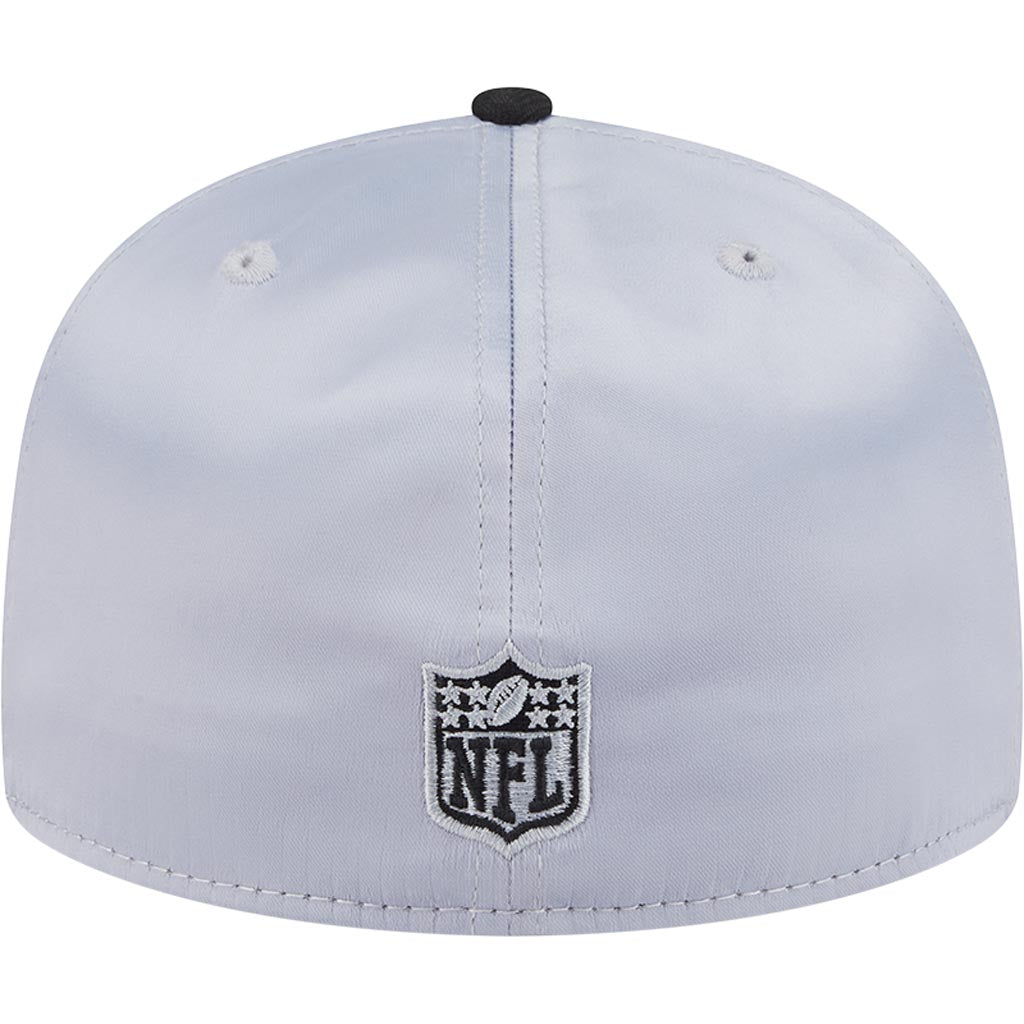 NFL Las Vegas Raiders New Era Satin 59FIFTY Fitted Hat - Gray
