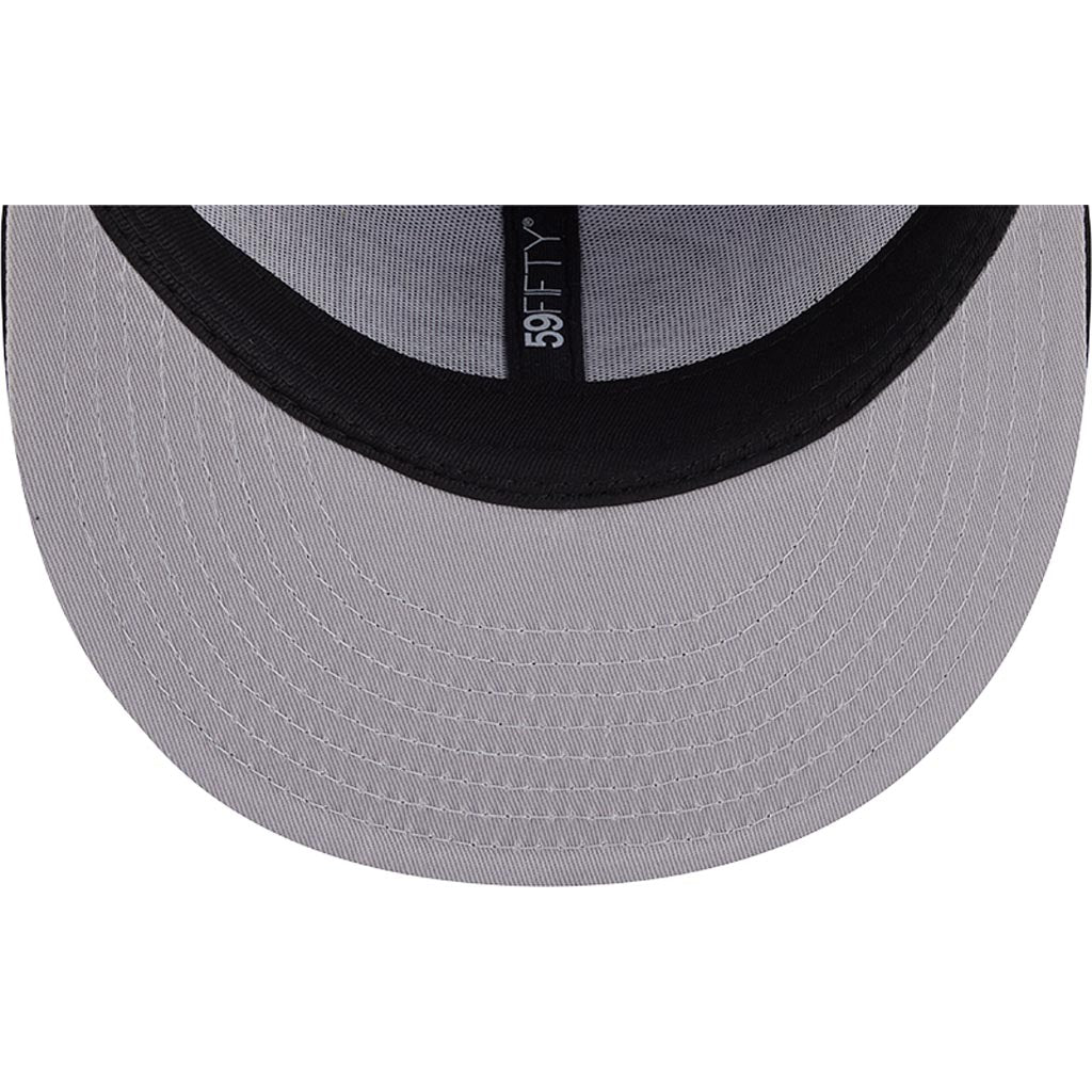 NFL Las Vegas Raiders New Era Satin 59FIFTY Fitted Hat - Gray