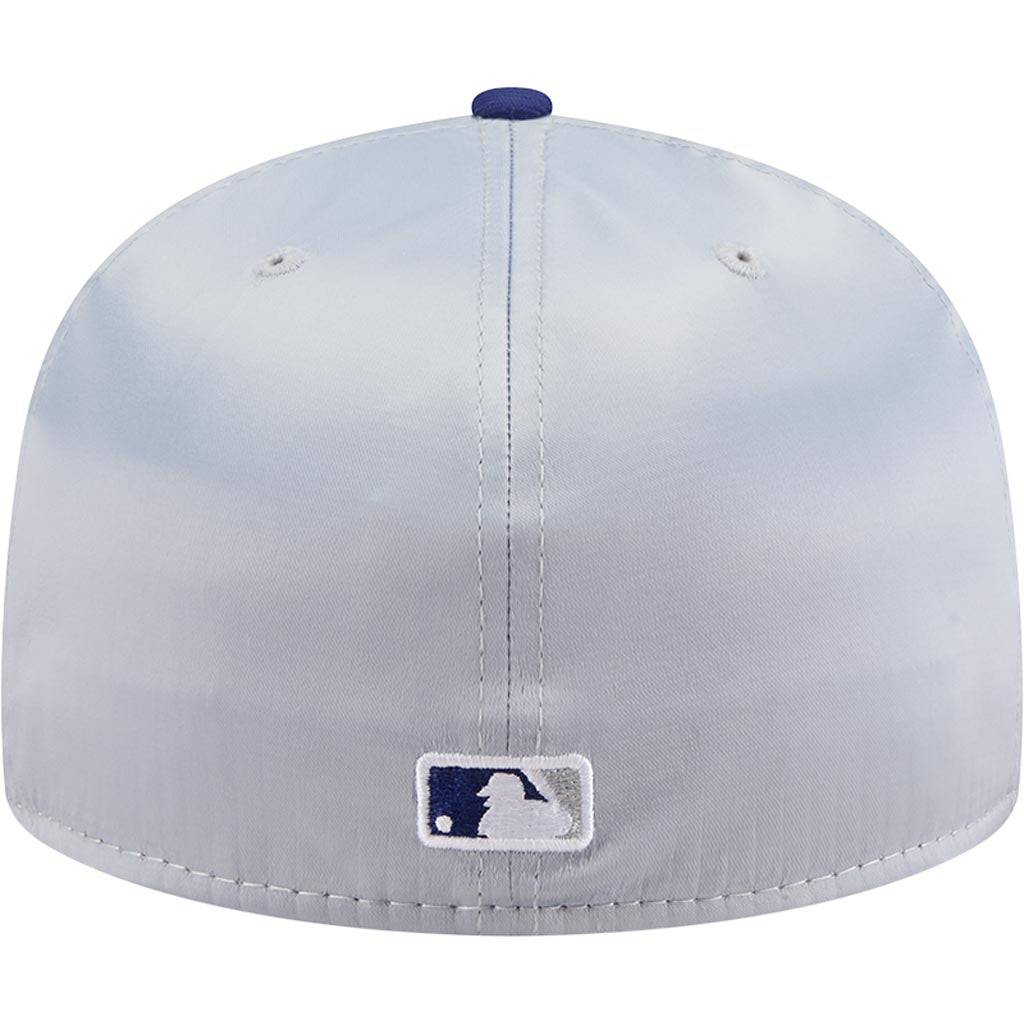 MLB Los Angeles Dodgers New Era Satin 59FIFTY Fitted Hat - Gray