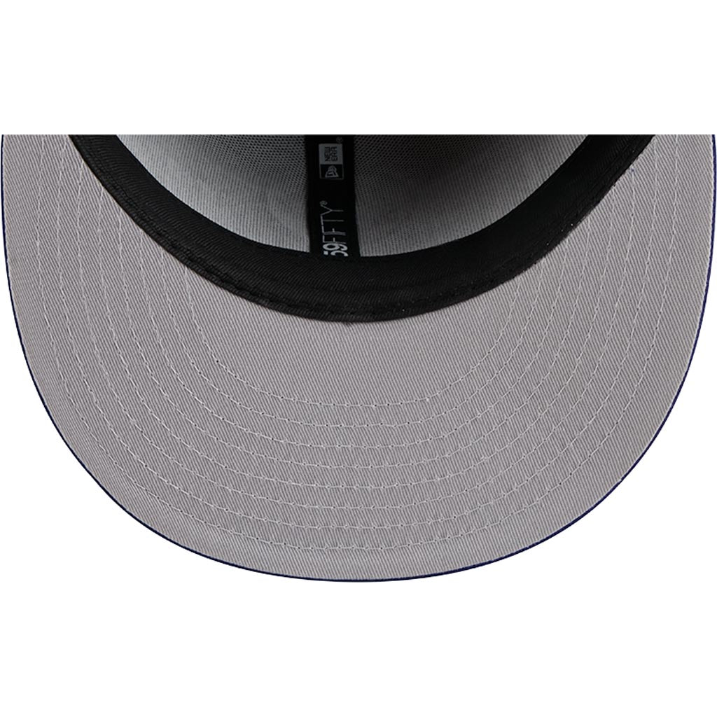 MLB Los Angeles Dodgers New Era Satin 59FIFTY Fitted Hat - Gray