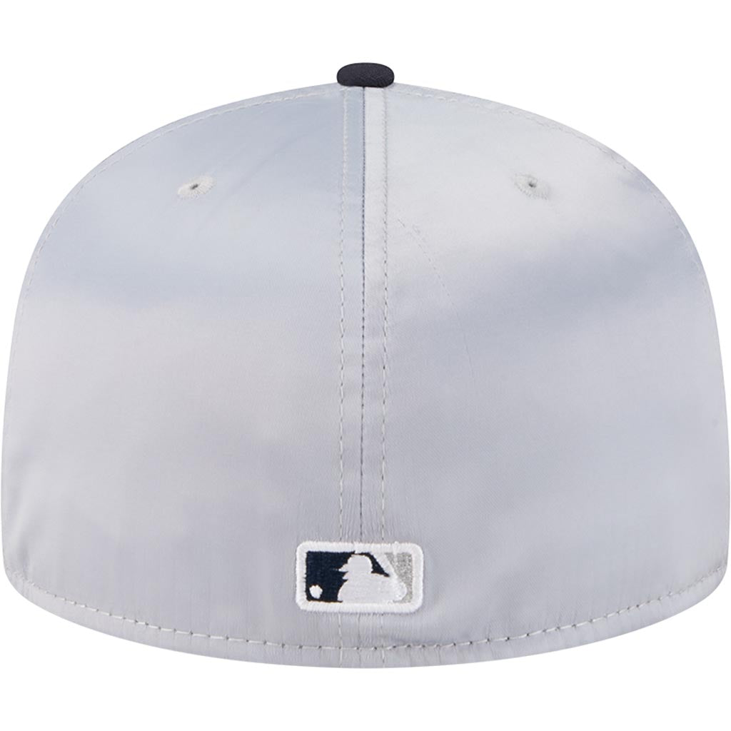 MLB New York Yankees New Era Satin 59FIFTY Fitted Hat - Gray