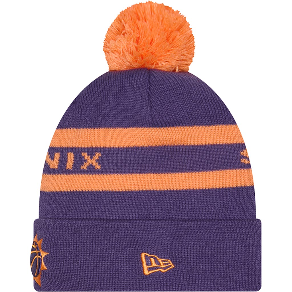 NBA Phoenix Suns New Era Two-Tone Text Knit Hat - Purple