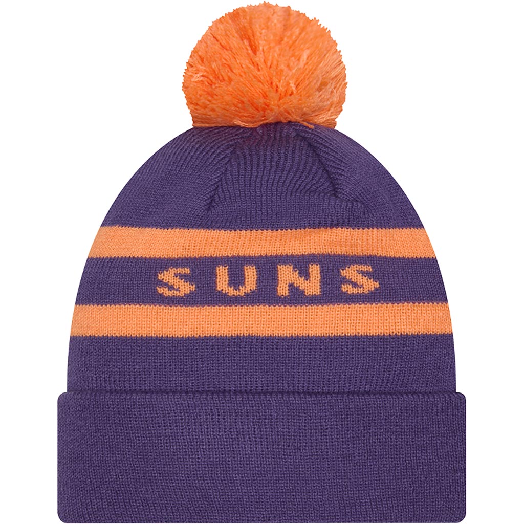 NBA Phoenix Suns New Era Two-Tone Text Knit Hat - Purple
