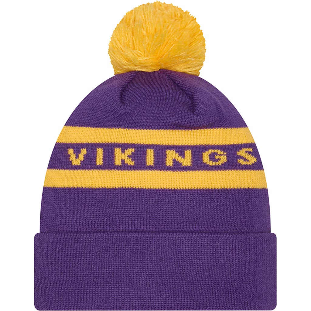 NFL Minnesota Vikings New Era Two-Tone Text Knit Hat - Purple