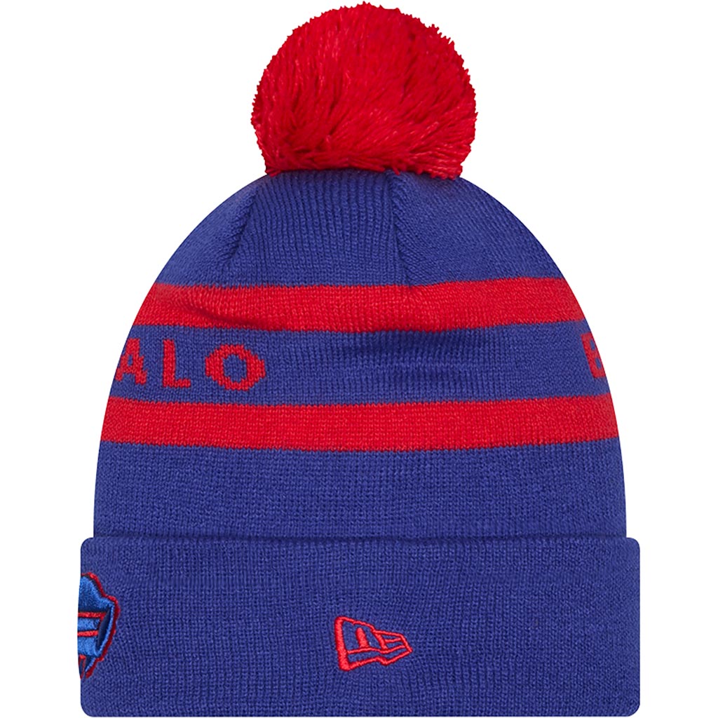 NFL Buffalo Bills New Era Two-Tone Text Knit Hat - Blue