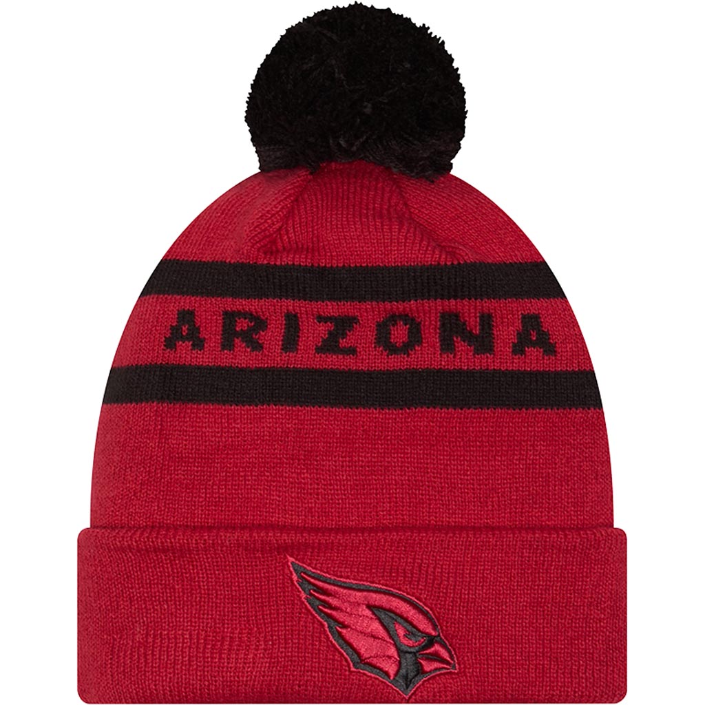 NFL Arizona Cardinals New Era Two-Tone Text Knit Hat - Red