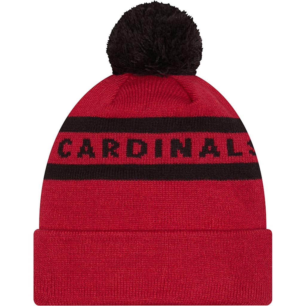 NFL Arizona Cardinals New Era Two-Tone Text Knit Hat - Red
