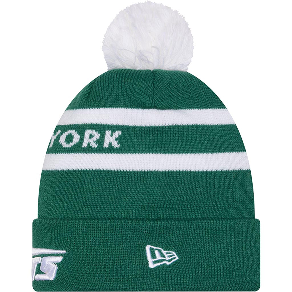 NFL New York Jets New Era Two-Tone Text Knit Hat - Green