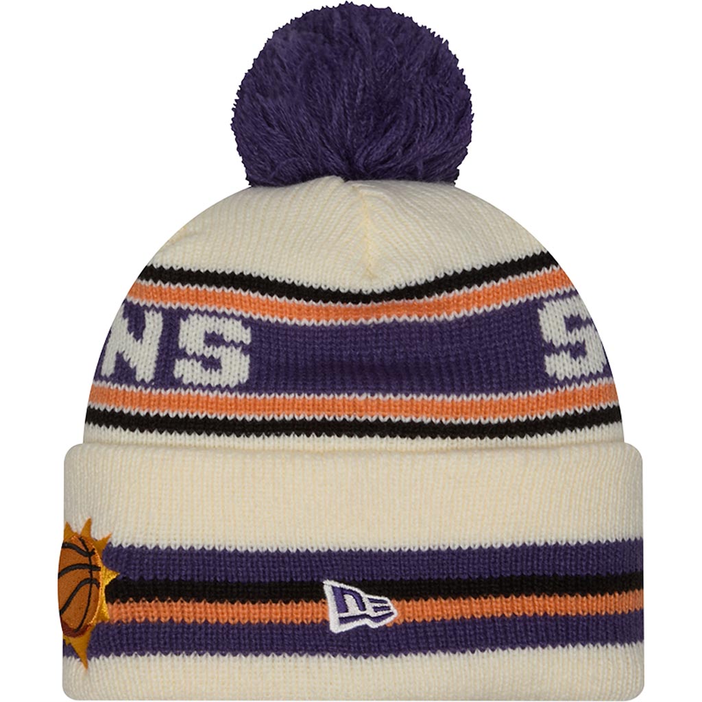 NBA Phoenix Suns New Era Classic Knit Beanie Hat - Cream