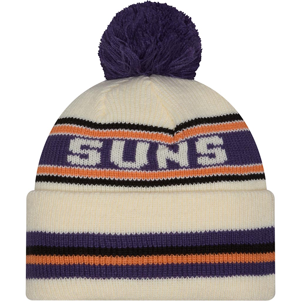 NBA Phoenix Suns New Era Classic Knit Beanie Hat - Cream