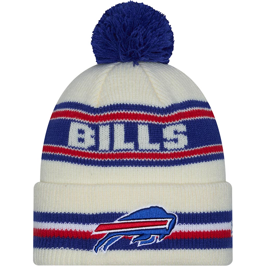 NFL Buffalo Bills New Era Classic Knit Beanie Hat - Cream