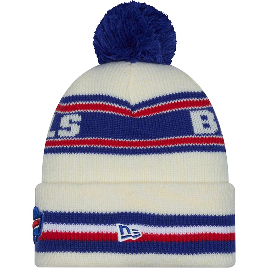 NFL Buffalo Bills New Era Classic Knit Beanie Hat - Cream