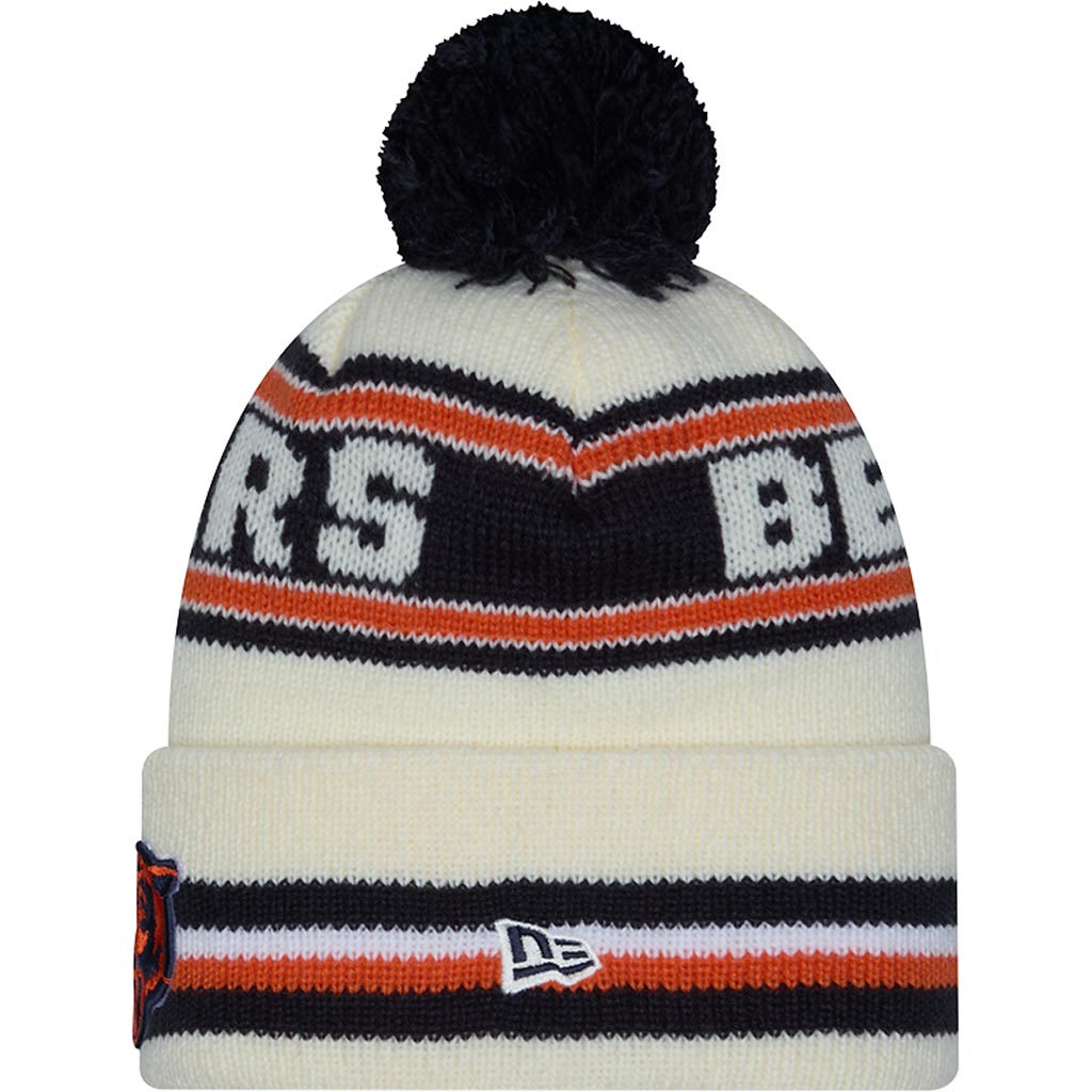 NFL Chicago Bears New Era Classic Knit Beanie Hat - Cream