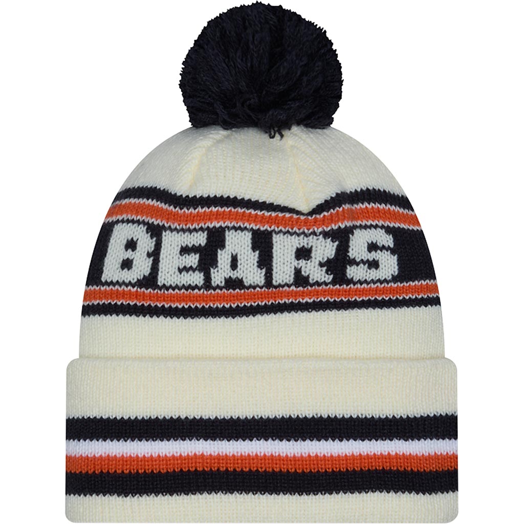 NFL Chicago Bears New Era Classic Knit Beanie Hat - Cream