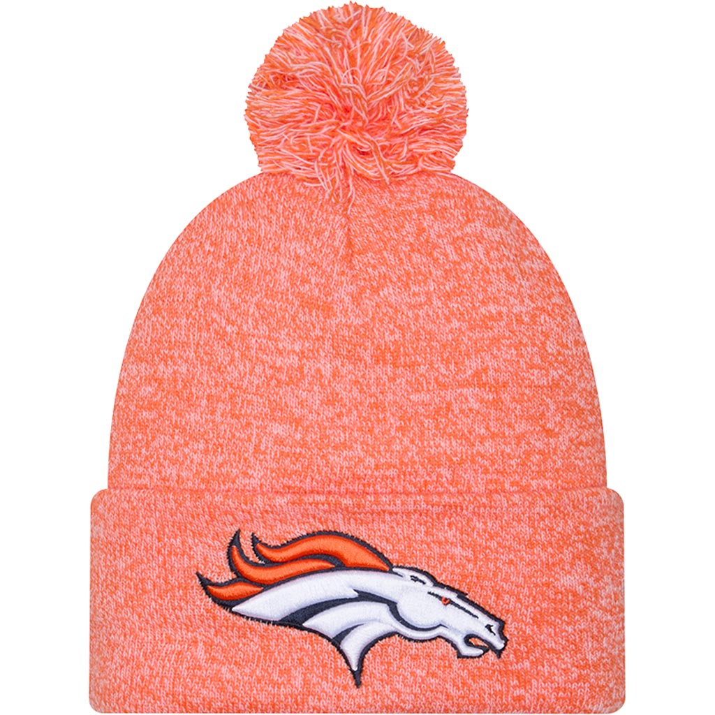 NFL Denver Broncos New Era Marled Knit - Orange