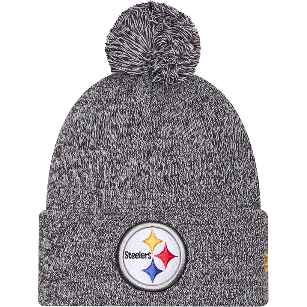 NFL Pittsburgh Steelers New Era Marled Knit - Black