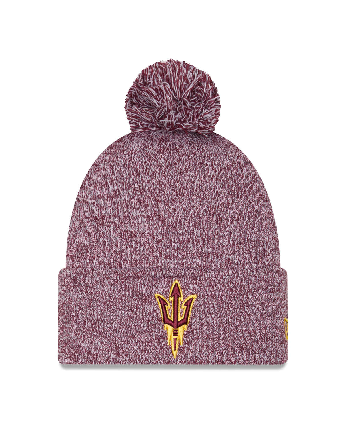 NCAA Arizona State Sun Devils New Era Marled Knit - Maroon