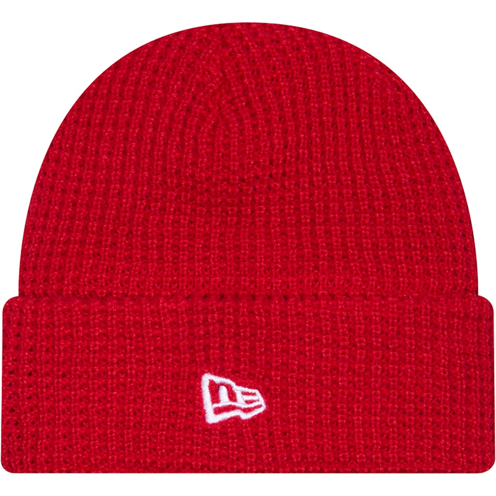 NFL San Francisco 49ers New Era Waffle Knit Hat - Red