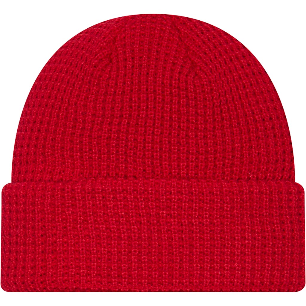 NFL San Francisco 49ers New Era Waffle Knit Hat - Red