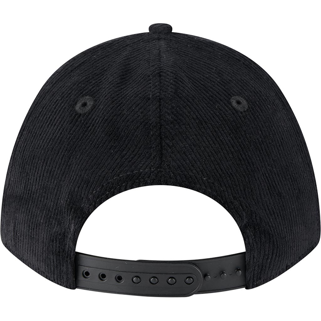 NBA Chicago Bulls New Era Corduroy 9FORTY A-Frame M-Crown Snapback Hat - Black