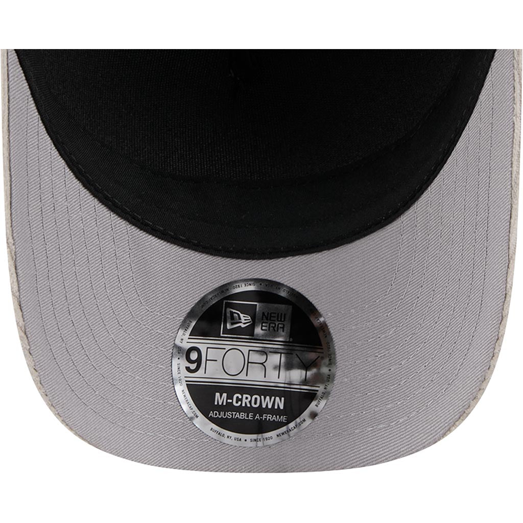NFL Detroit Lions New Era Corduroy 9FORTY A-Frame M-Crown Snapback Hat - Gray