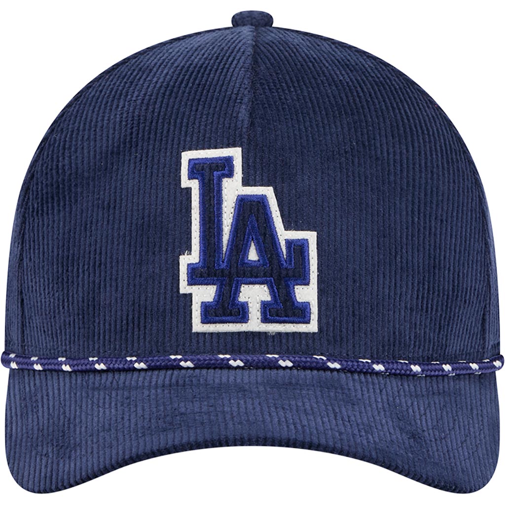 MLB Los Angeles Dodgers New Era Corduroy 9FORTY A-Frame M-Crown Snapback Hat - Blue