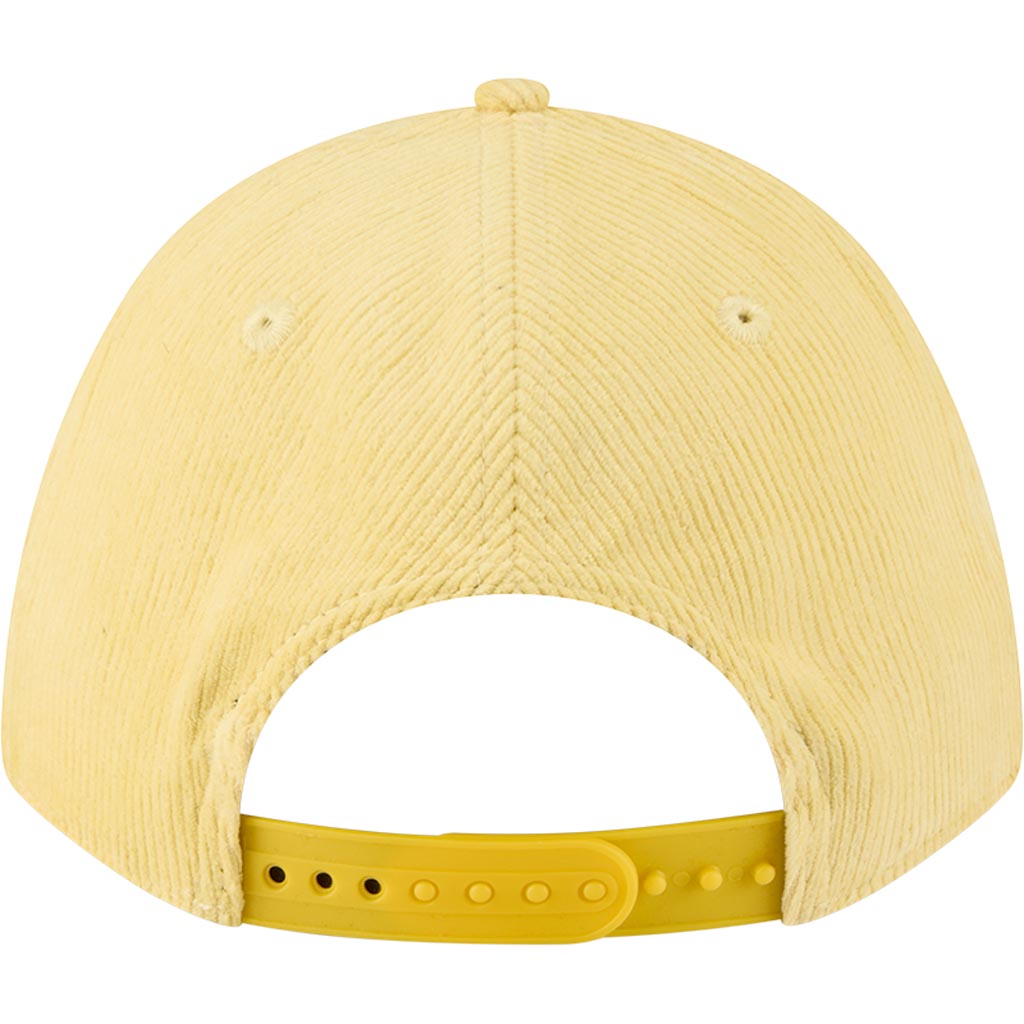 NBA Los Angeles Lakers New Era Corduroy 9FORTY A-Frame M-Crown Snapback Hat - Gold