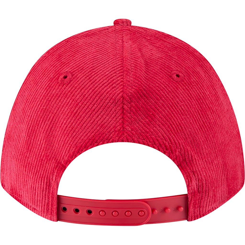 NFL San Francisco 49ers New Era Corduroy 9FORTY A-Frame M-Crown Snapback Hat - Red