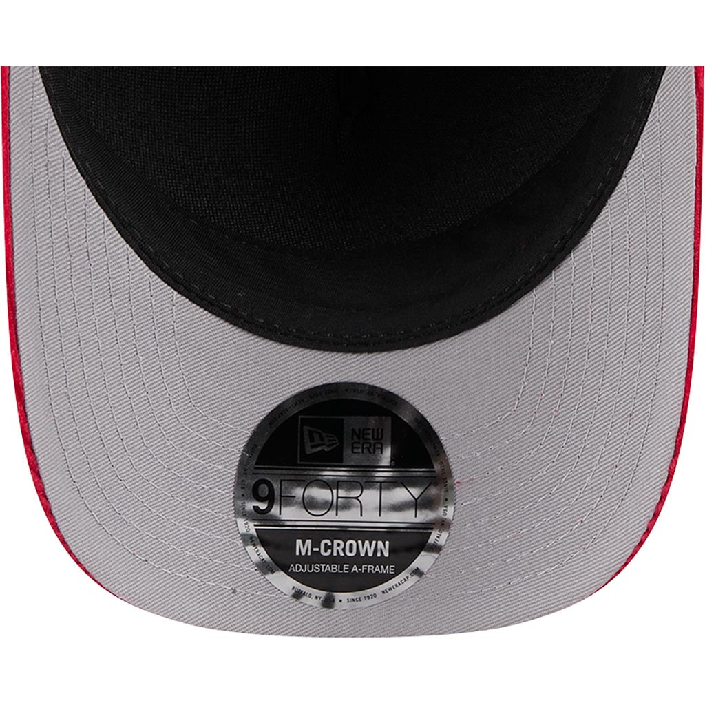 NFL San Francisco 49ers New Era Corduroy 9FORTY A-Frame M-Crown Snapback Hat - Red