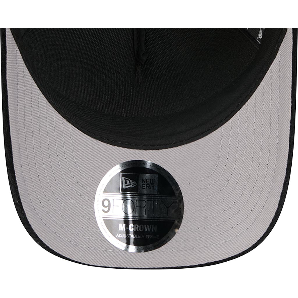 NBA Phoenix Suns New Era Corduroy 9FORTY A-Frame M-Crown Snapback Hat - Black