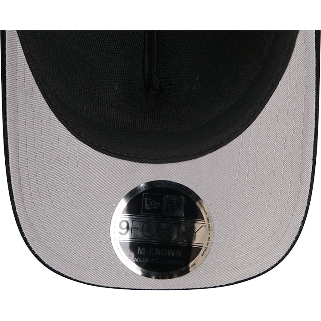 NFL Philadelphia Eagles New Era Corduroy 9FORTY A-Frame M-Crown Snapback Hat - Black