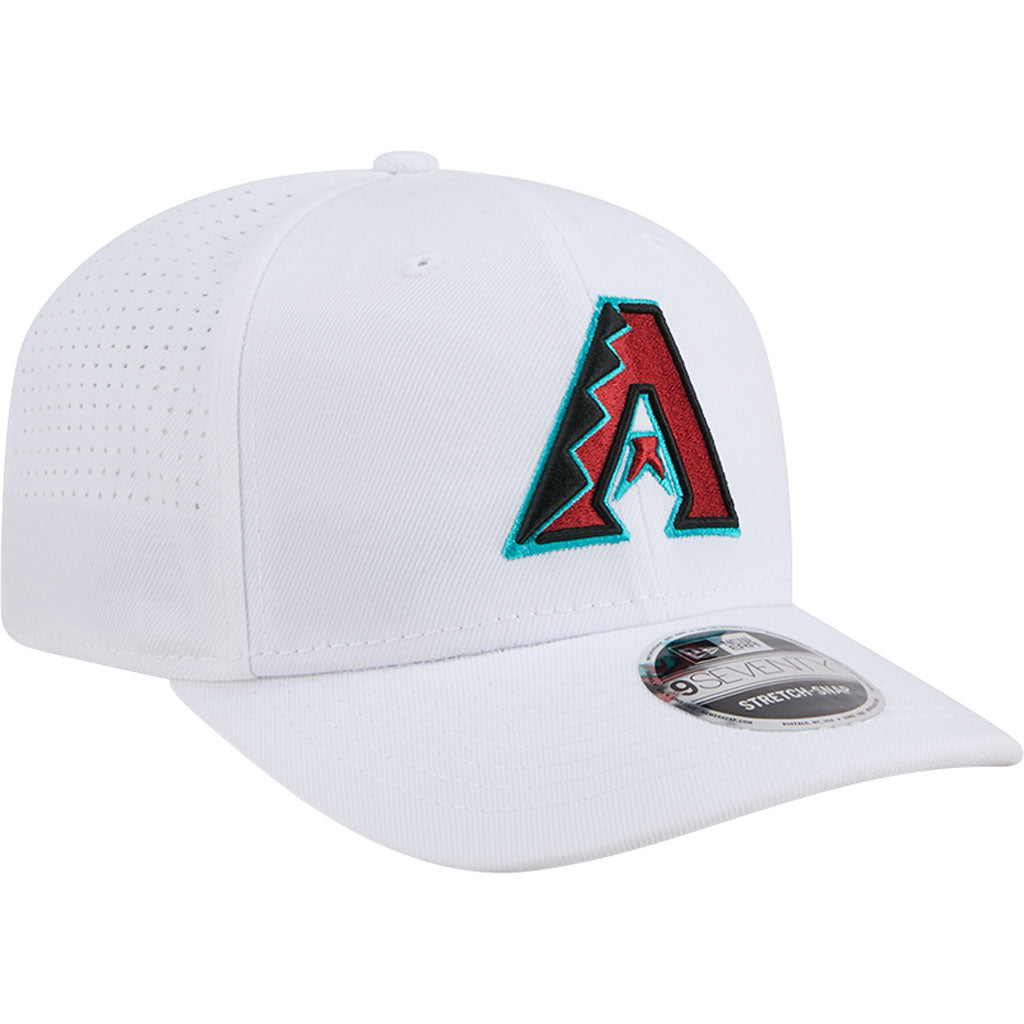 MLB Arizona Diamondbacks New Era Performance 9SEVENTY Stretch Snapback Hat - White