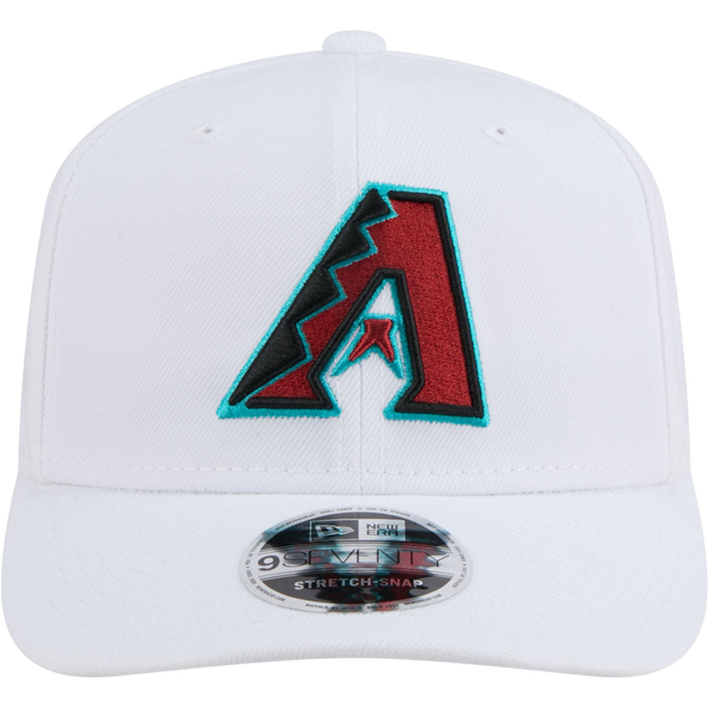 MLB Arizona Diamondbacks New Era Performance 9SEVENTY Stretch Snapback Hat - White