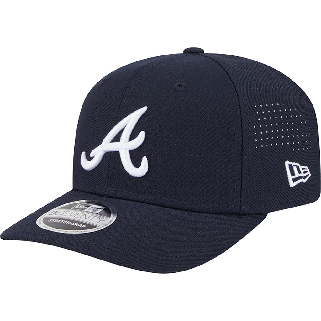 MLB Atlanta Braves New Era Performance 9SEVENTY Stretch Snapback Hat - Navy