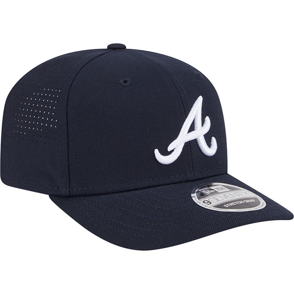 MLB Atlanta Braves New Era Performance 9SEVENTY Stretch Snapback Hat - Navy