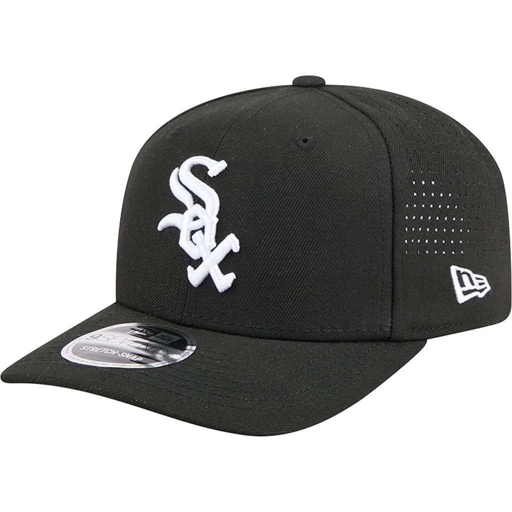 MLB Chicago White Sox New Era Performance 9SEVENTY Stretch Snapback Hat - Black