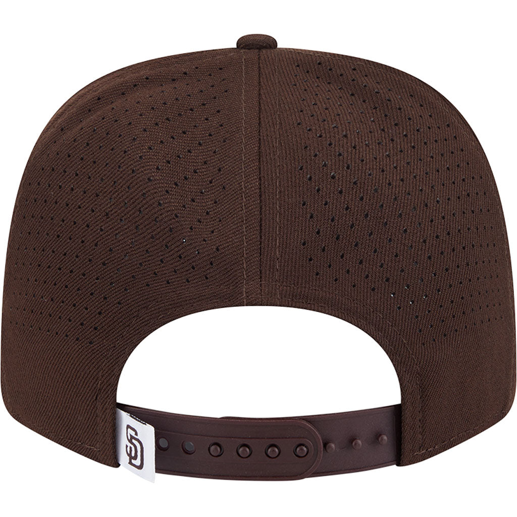 MLB San Diego Padres New Era Performance 9SEVENTY Stretch Snapback Hat - Brown