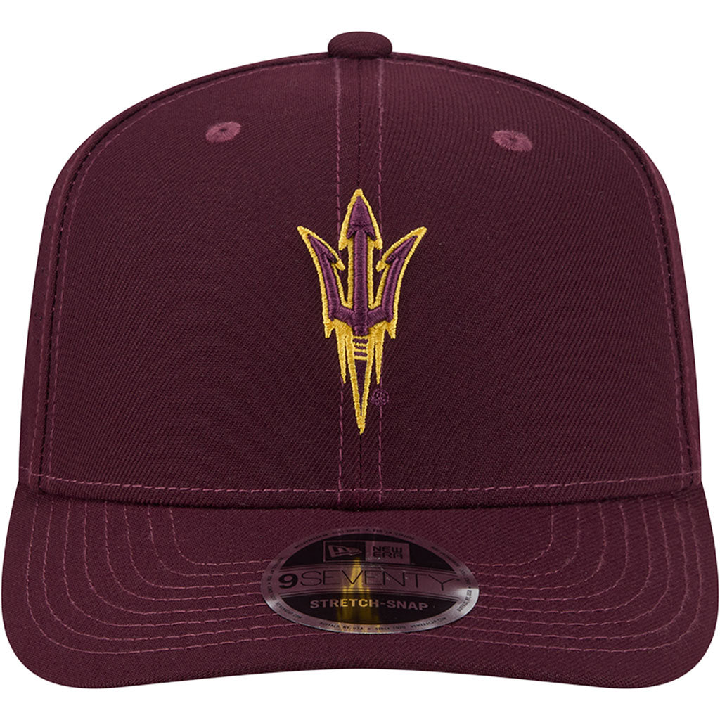NCAA Arizona State Sun Devils New Era Performance 9SEVENTY Stretch Snapback Hat - Maroon