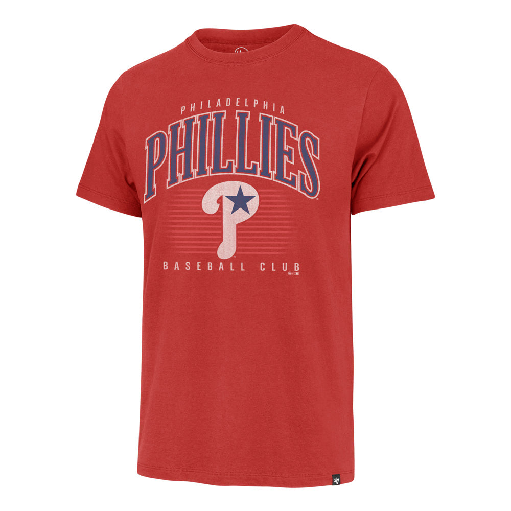 MLB Philadelphia Phillies '47 Double Header Franklin T-Shirt - Red