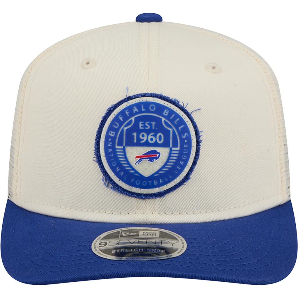 NFL Buffalo Bills New Era Circle 9SEVENTY Stretch-Snapback Hat - Cream