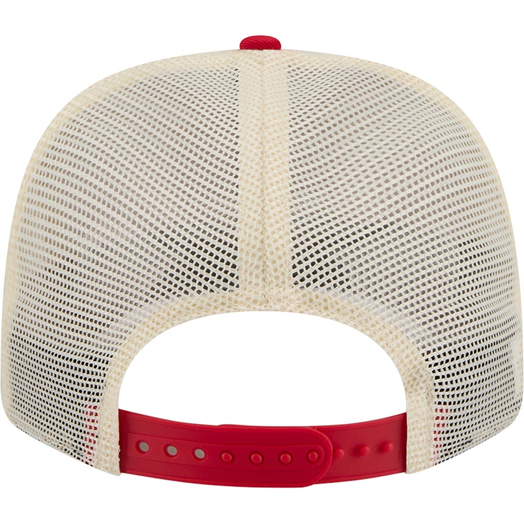 NFL Kansas City Chiefs New Era Circle 9SEVENTY Stretch-Snapback Hat - Cream