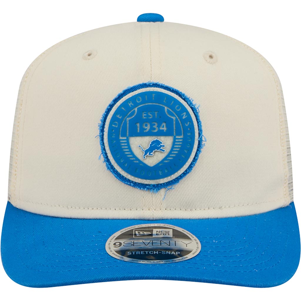 NFL Detroit Lions New Era Circle 9SEVENTY Stretch-Snapback Hat - Cream