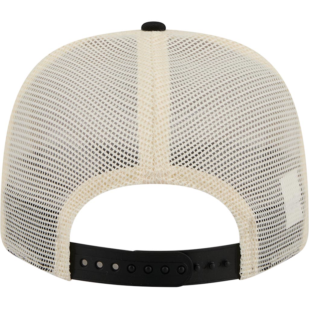 NFL Las Vegas Raiders New Era Circle 9SEVENTY Stretch-Snapback Hat - Cream