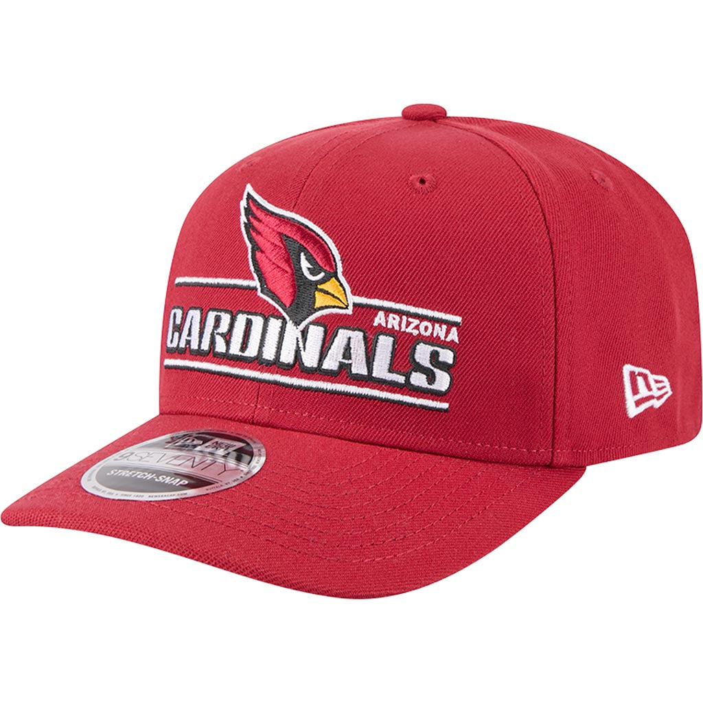 NFL Arizona Cardinals New Era Stated 9SEVENTY Stretch-Snapback Hat - Red