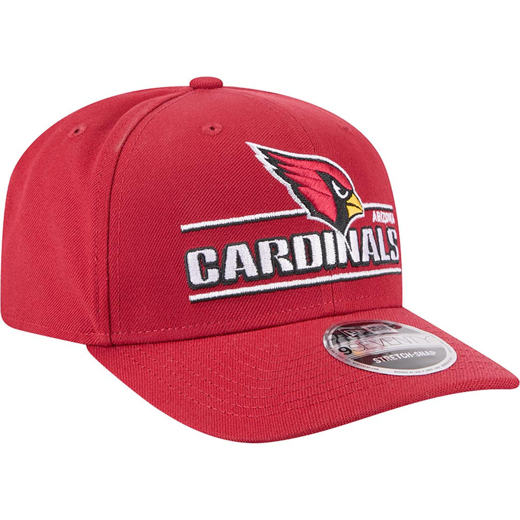 NFL Arizona Cardinals New Era Stated 9SEVENTY Stretch-Snapback Hat - Red