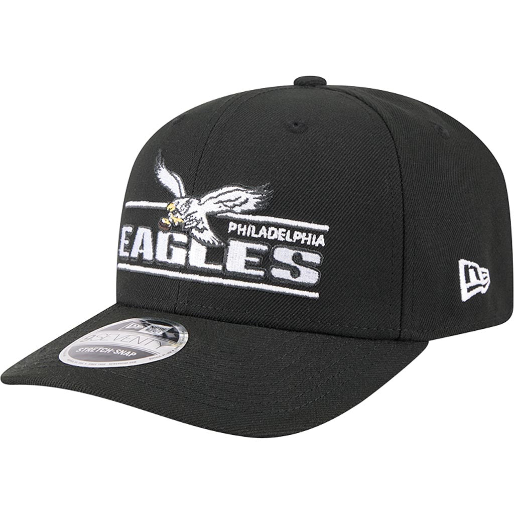 NFL Philadelphia Eagles New Era Stated 9SEVENTY Stretch-Snapback Hat - Green