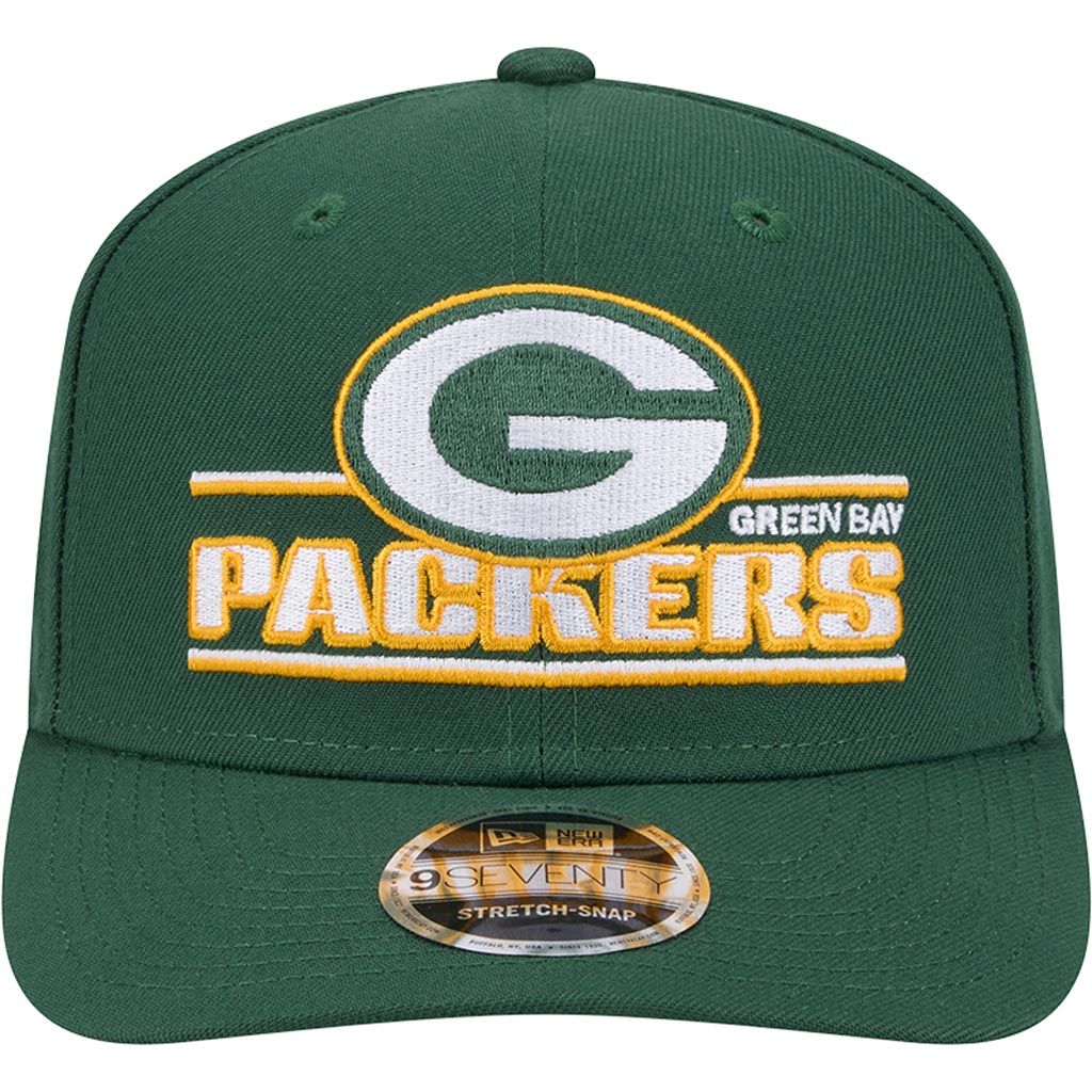 NFL Green Bay Packers New Era Stated 9SEVENTY Stretch-Snapback Hat - Green
