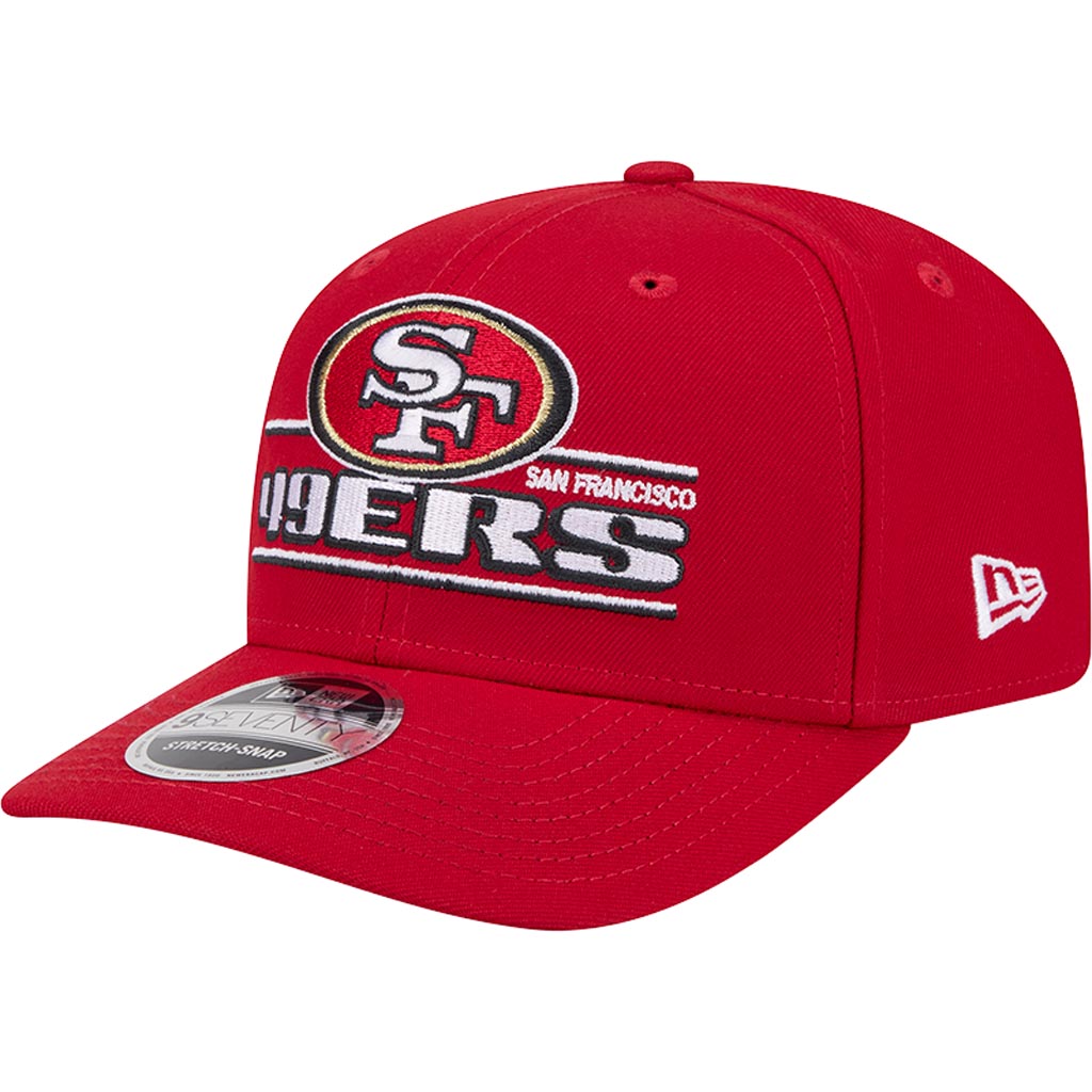 NFL San Francisco 49ers New Era Stated 9SEVENTY Stretch-Snapback Hat - Red